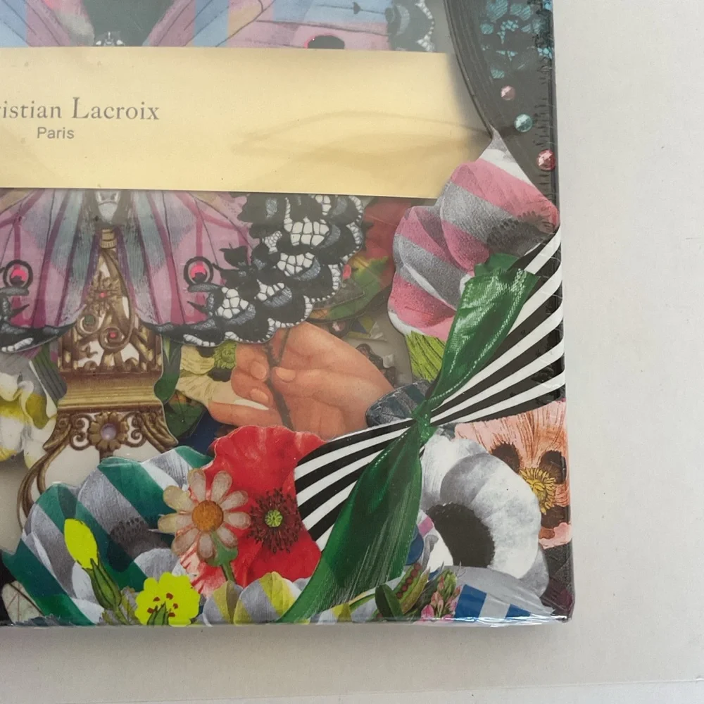 Christian Lacroix Frivolites Fan Diecut Boxed Notecards NWT